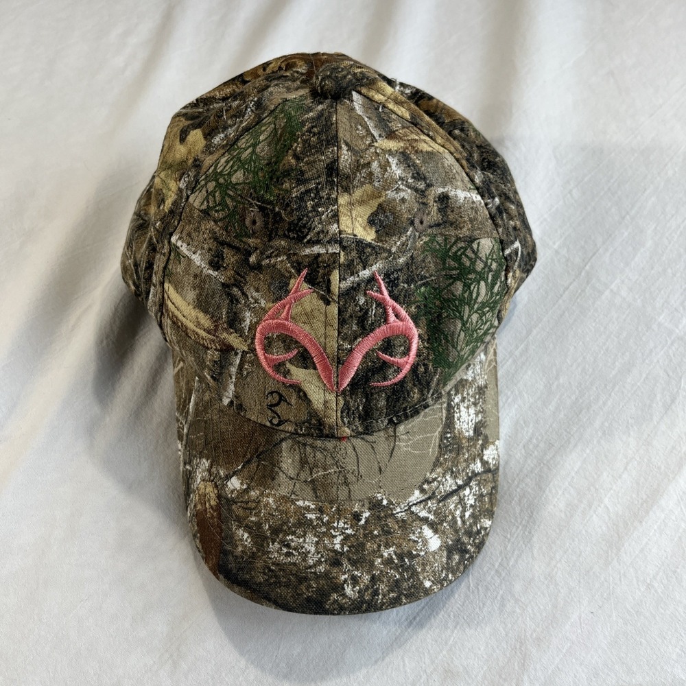 Realtree Hardwoods Camo Hunting Hat Baseball Cap Adjustable Sewn Camouflage